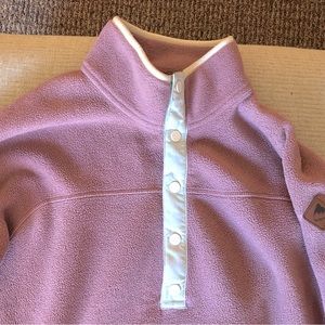 Burton pink fleece pullover